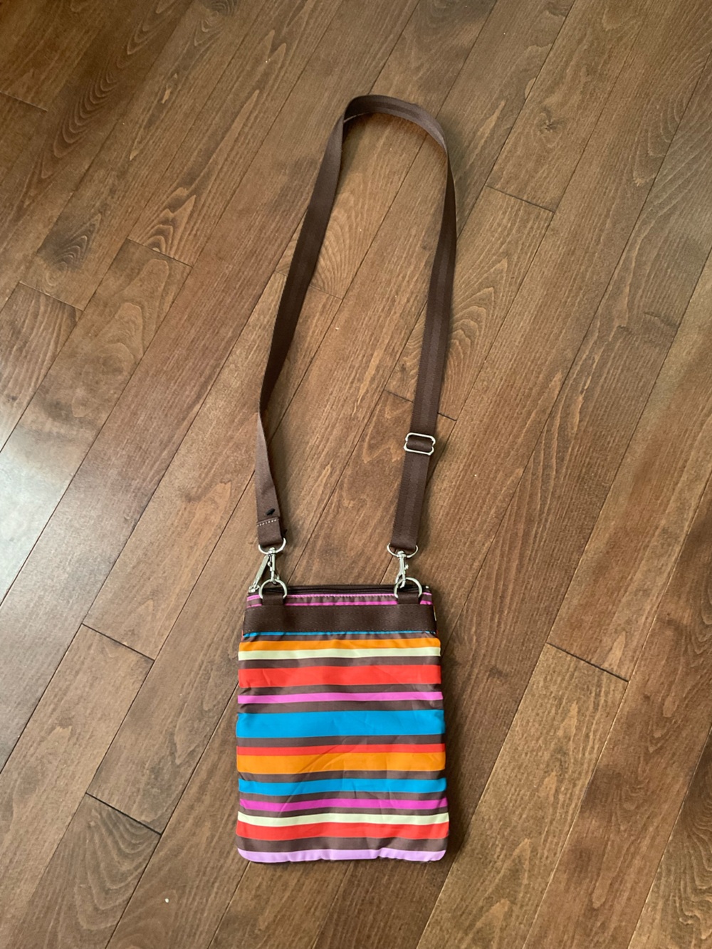 Le Sac Striped Multi-Color Crossbody Bag